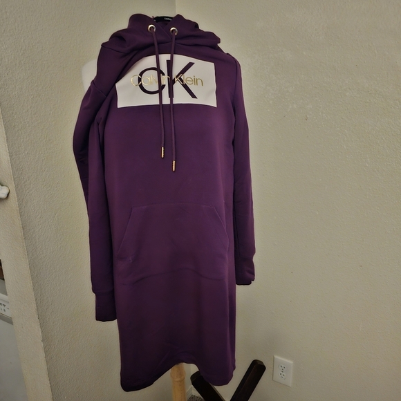 CK HOODIE DRESS nwot - Picture 1 of 3